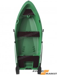 Лодка RIVERDAY RKM-350 пластиковая зеленая
