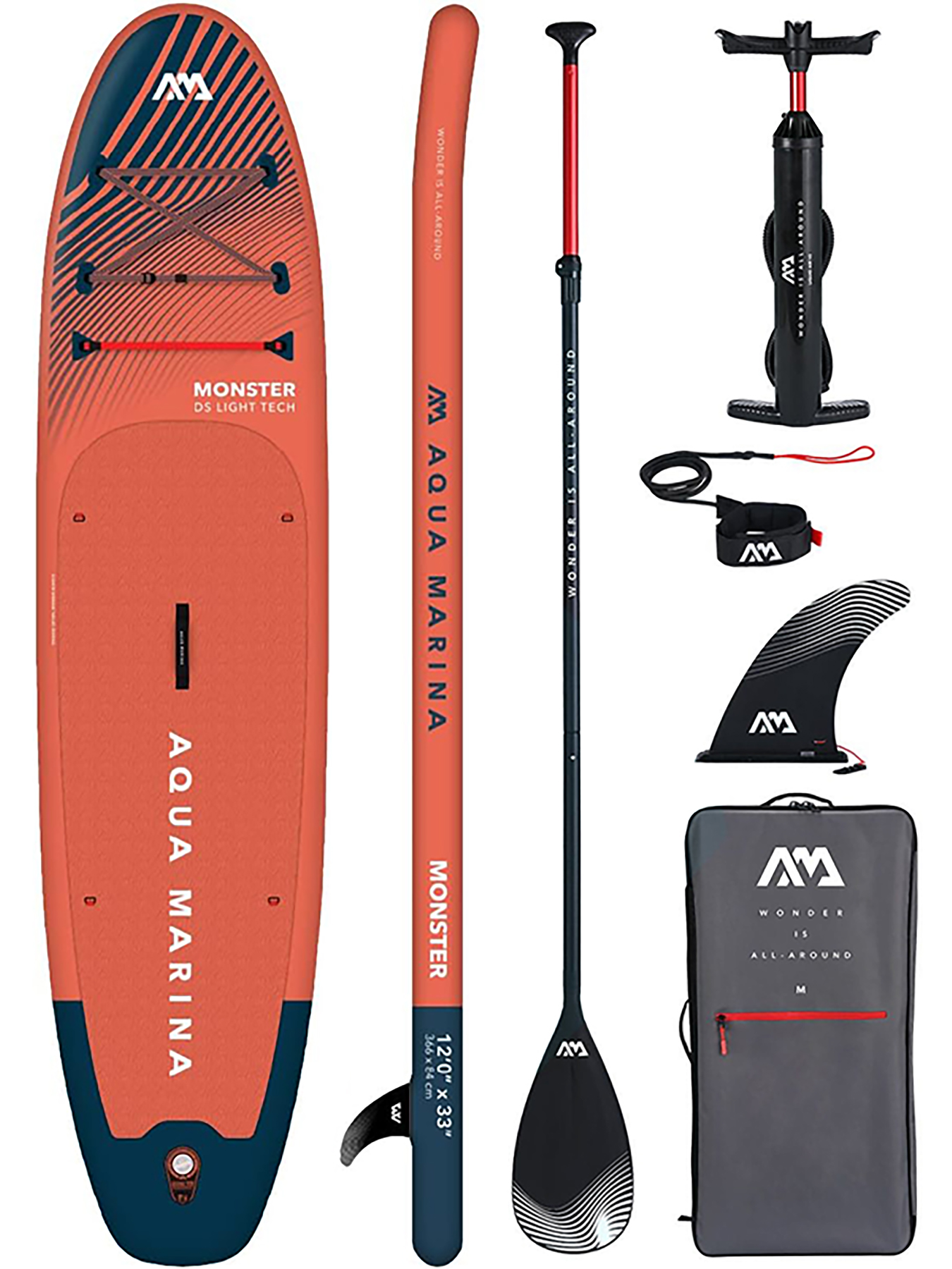 SUP доска AQUA-MARINA MONSTER 12'0″ надувная